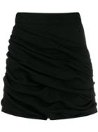 Sandro Paris Ruched Detail Shorts - Black