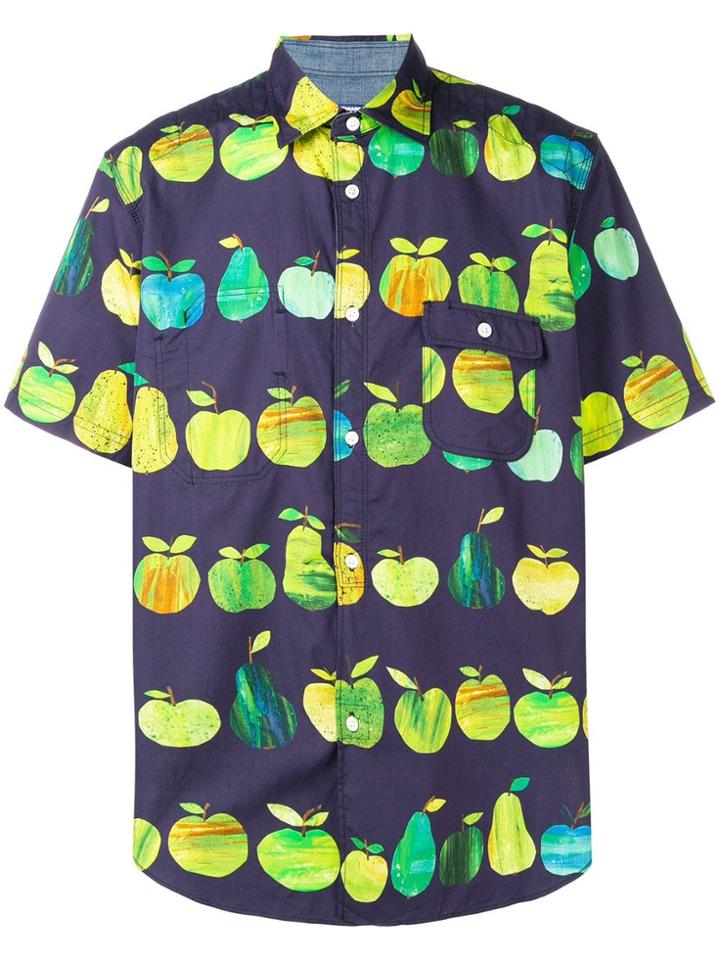 Junya Watanabe Man Fruit Print Shirt - Blue