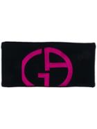 Giorgio Armani Logo Headband - Blue