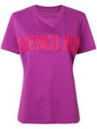 Alberta Ferretti Slogan T-shirt - Purple