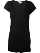 James Perse V Neck T-shirt - Black