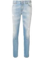 Just Cavalli Distressed Skinny Jeans - Blue