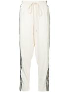Bassike Relaxed Stripe Trousers - Neutrals