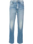 Frame Denim - Stonewashed Cropped Jeans - Women - Cotton - 28, Blue, Cotton