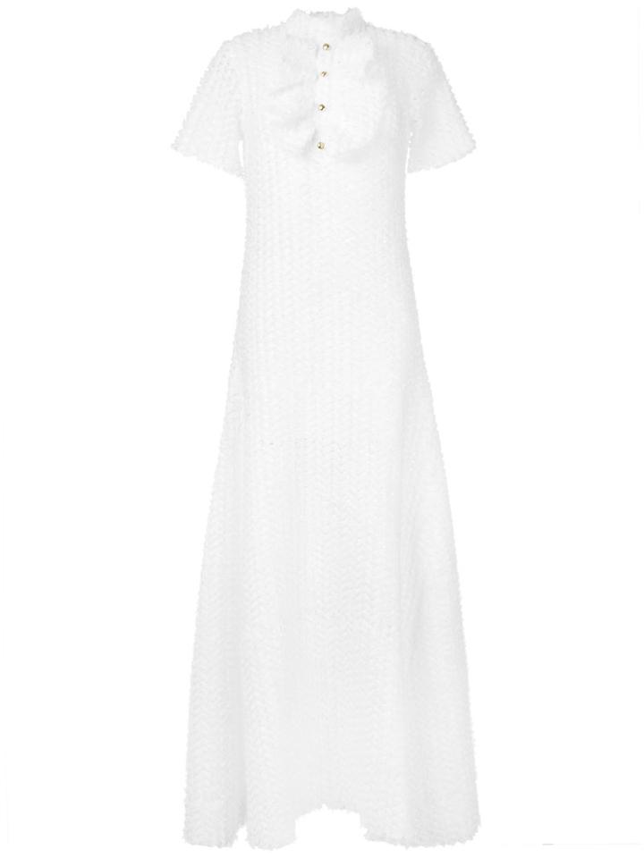 Macgraw - Cliché Dress - Women - Polyester/spandex/elastane - 8, White, Polyester/spandex/elastane