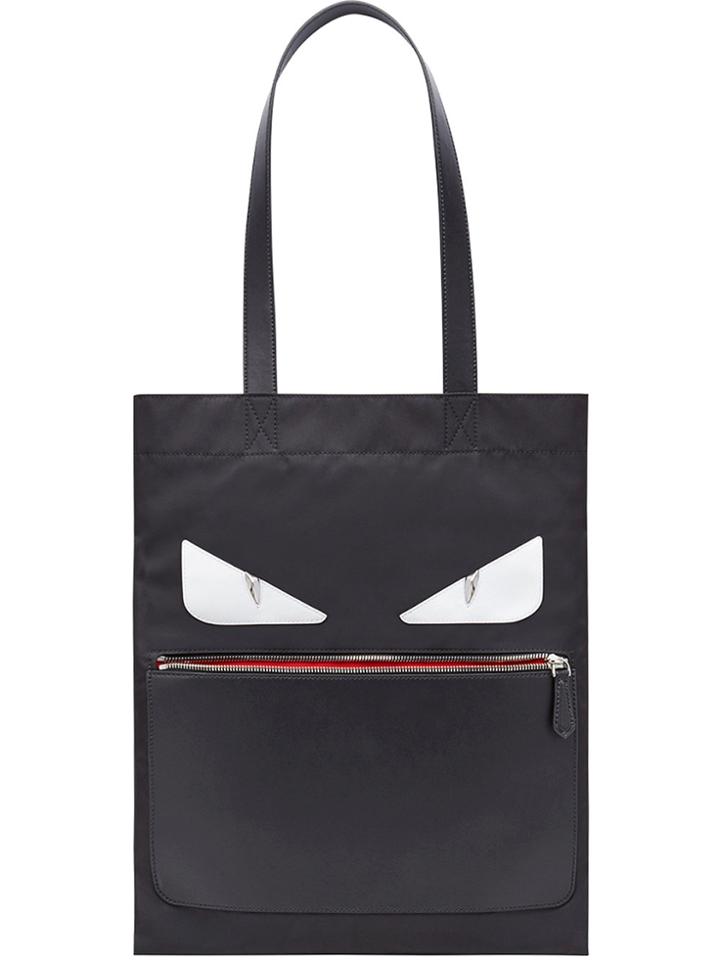Fendi Slim Tote Bag - Black