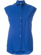 Kolor Sleeveless Shirt, Women's, Size: 1, Blue, Nylon/polyester