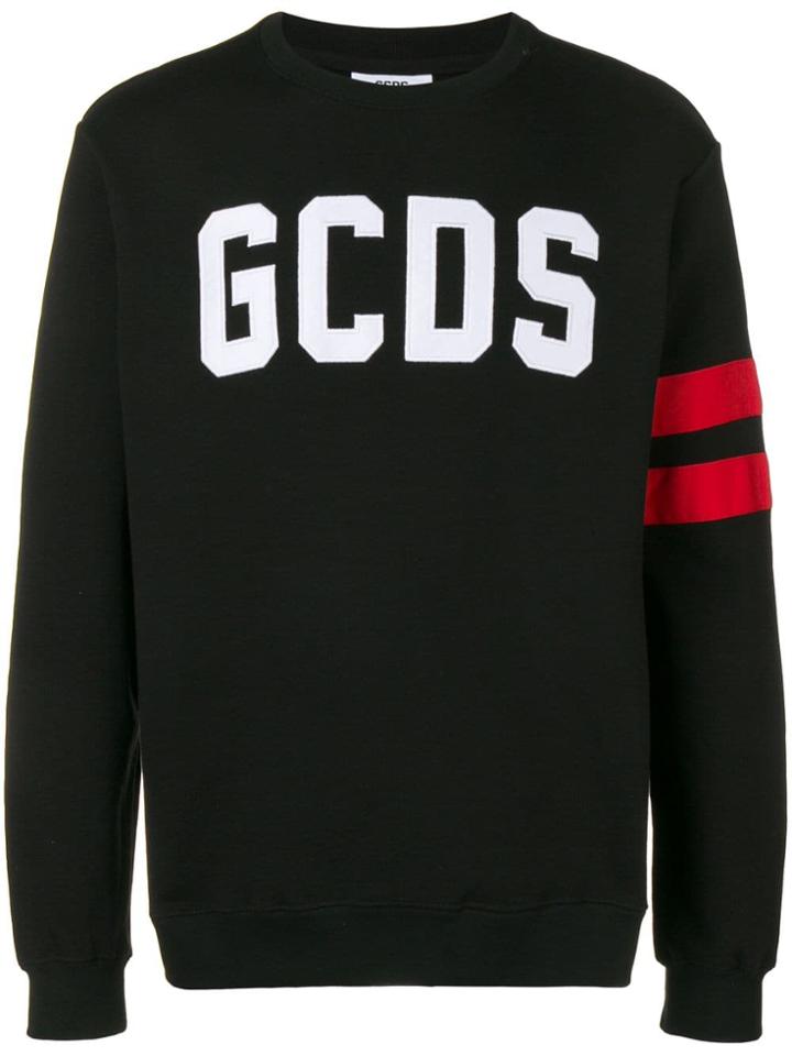 Gcds Logo Sweatshirt - Black