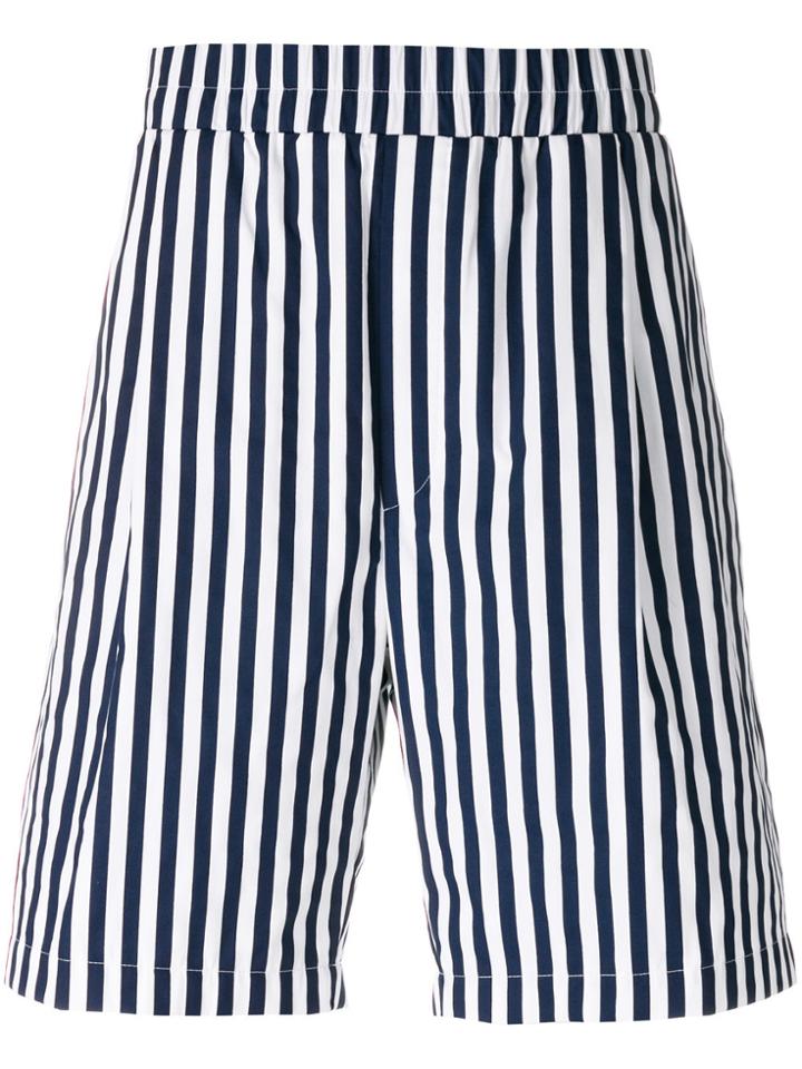 Sunnei Striped Shorts - Blue