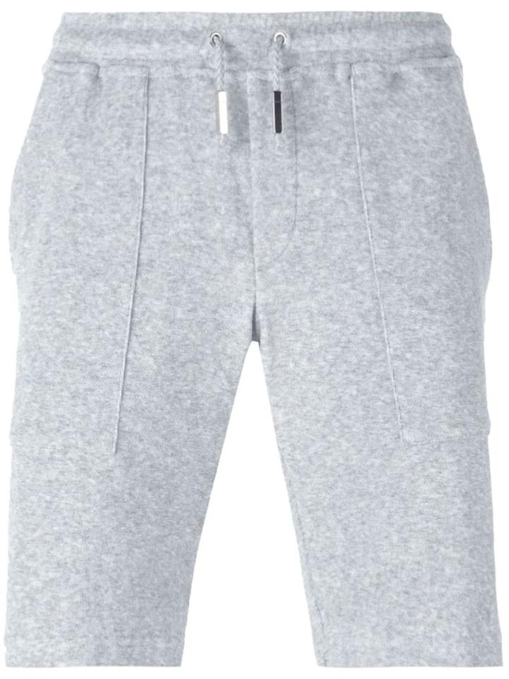 Eleventy Classic Track Shorts, Men's, Size: Xxl, Grey, Cotton/nylon