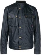 Belstaff Button-up Military Jacket - Black