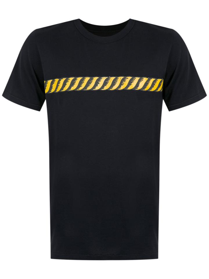 À La Garçonne Handpainted Detail T-shirt - Black