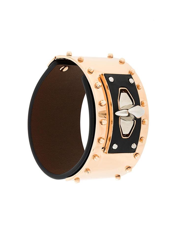 Givenchy Shark Tooth Studded Bracelet - Black