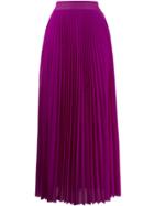 Victoria Victoria Beckham Pleated Maxi Skirt - Purple