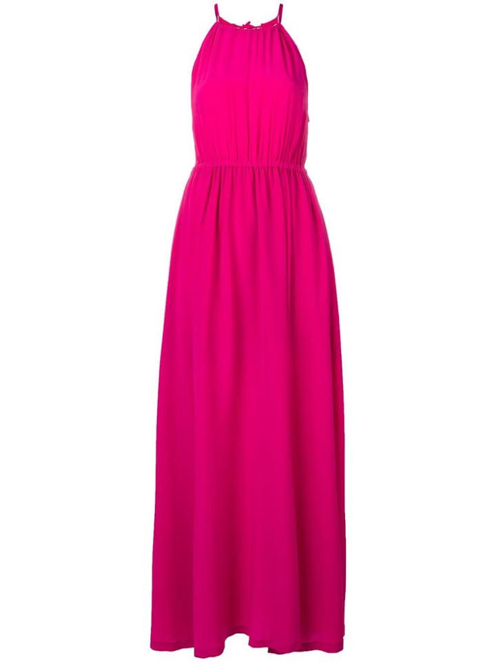 Semicouture Jasmine Maxi Dress - Pink