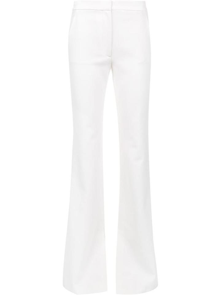 Tibi - Flared Trousers - Women - Polyester/spandex/elastane/viscose - 10, White, Polyester/spandex/elastane/viscose