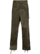 Engineered Garments Boxy Fit Textured Trousers - Green