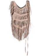 Caravana Fringed Vest - Neutrals