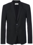 Saint Laurent - Classic Single-breasted Jacket - Men - Cotton/virgin Wool/silk - 46, Black, Cotton/virgin Wool/silk