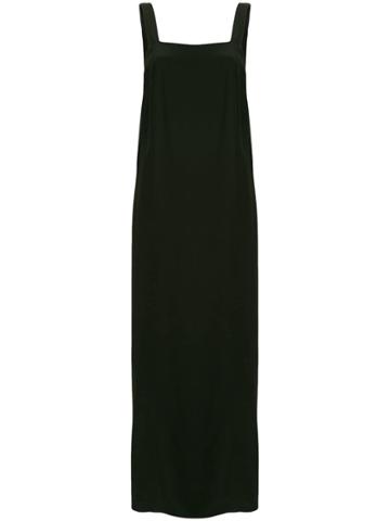 Matin Side Split Dress - Black