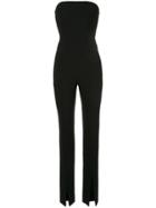 Isabel Sanchis Stretch Slim Strapless Jumpsuit - Black