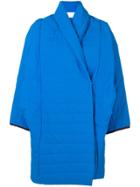 Reality Studio Padded Cocoon Coat - Blue