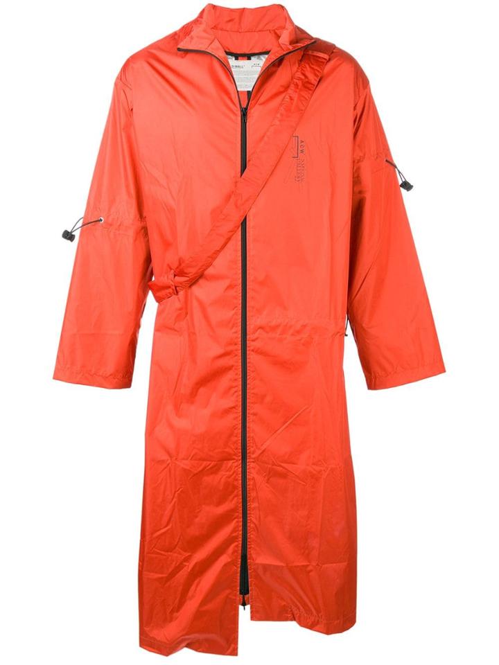 A-cold-wall* Asymmetric Parka Coat - Orange