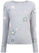 Chinti & Parker Star Print Sweater - Grey