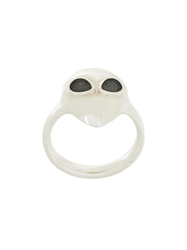Alina Abegg Micro Alien Ring, Women's, Size: 46, Metallic
