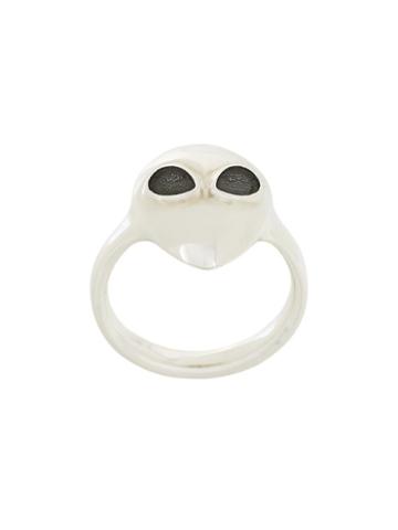 Alina Abegg Micro Alien Ring, Women's, Size: 46, Metallic