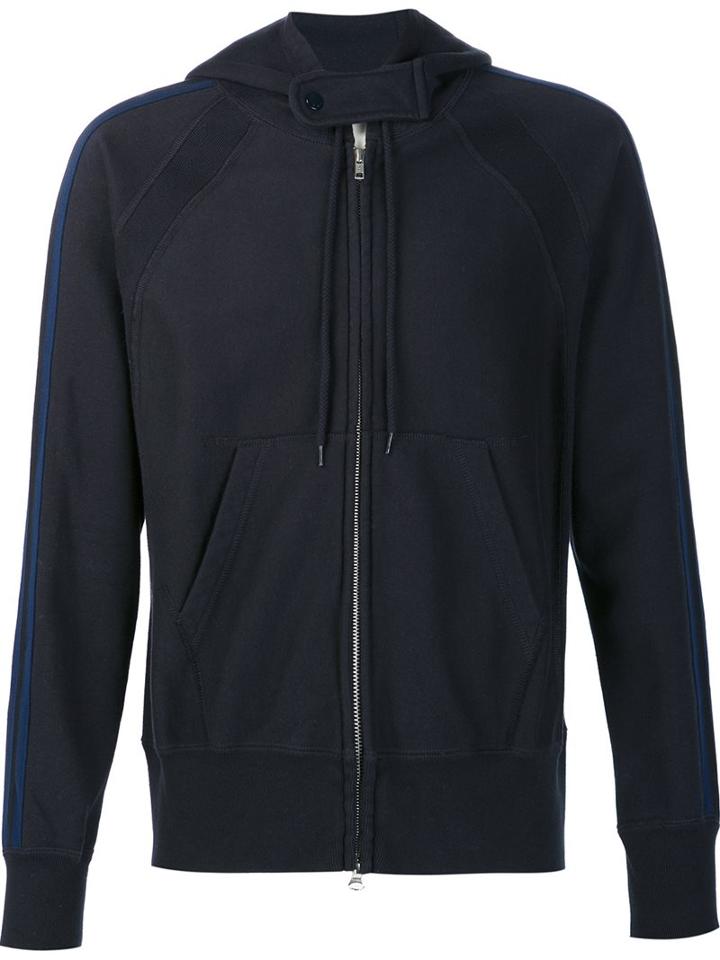 Engineered Garments Zipped Hoodie, Men's, Size: Small, Blue, Cotton
