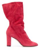 Marc Ellis Slouched Heel Boots - Pink