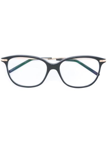 Peter & May Walk Oval Frame Glasses - Black