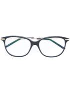 Peter & May Walk Oval Frame Glasses - Black