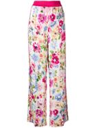 Escada Floral-print Trousers - White