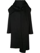 Barbara Casasola Oversized Double Coat, Women's, Size: 44, Black, Cashmere