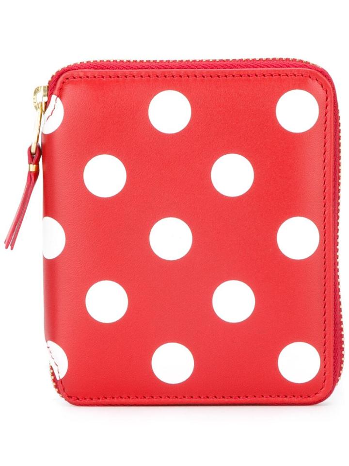 Comme Des Garçons Wallet Polka Dot Wallet - Red
