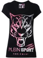 Plein Sport Logo Print T-shirt - Black