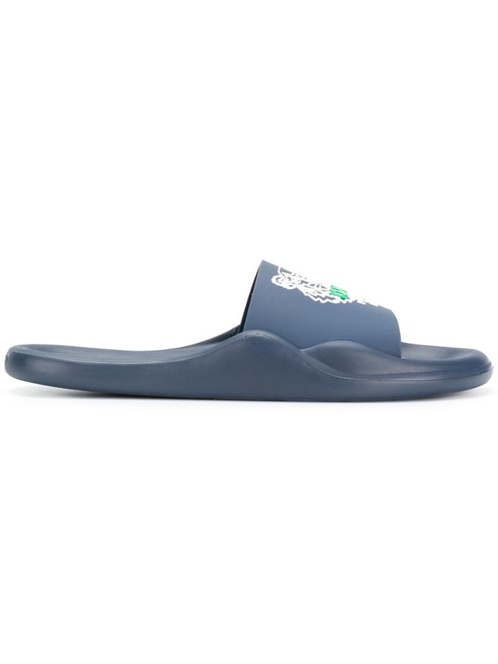Kenzo Tiger Slides - Blue