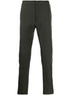 Les Hommes Tailored Side Stripe Trousers - Green