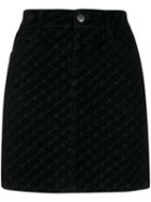 Stella Mccartney Logo Mini Skirt - 1000 Black