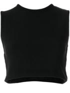 Nelly Johansson Sleeveless Crop Top - Black