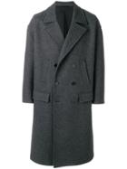 Neil Barrett Double Breasted Coat - Grey