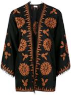 P.a.r.o.s.h. Embroidered Loose Jacket - Black