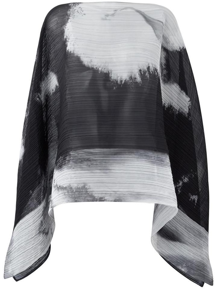 Pleats Please By Issey Miyake Tie-dye Pleated Scarf, Women's, Polyester