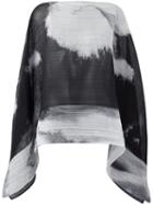 Pleats Please By Issey Miyake Tie-dye Pleated Scarf, Women's, Polyester