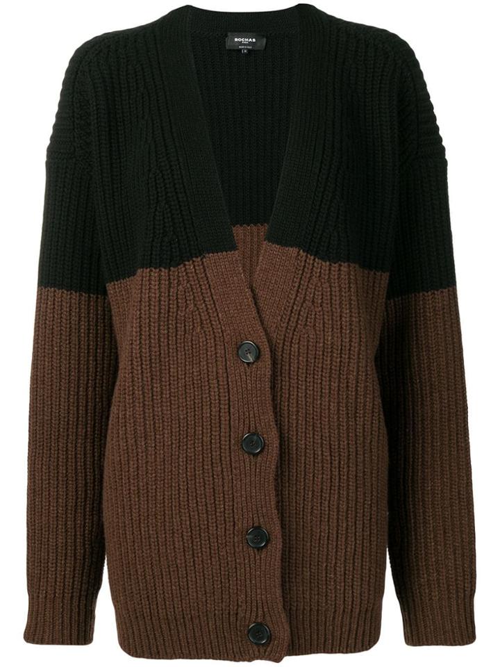 Rochas Oversized Cardigan - Brown