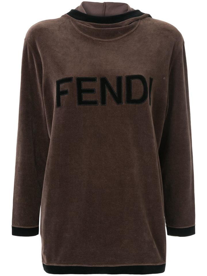 Fendi Vintage Long Sleeve Top - Brown