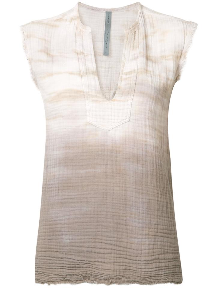 Raquel Allegra Gradient Print Top, Women's, Size: 1, Nude/neutrals, Cotton