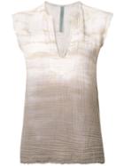 Raquel Allegra Gradient Print Top, Women's, Size: 1, Nude/neutrals, Cotton